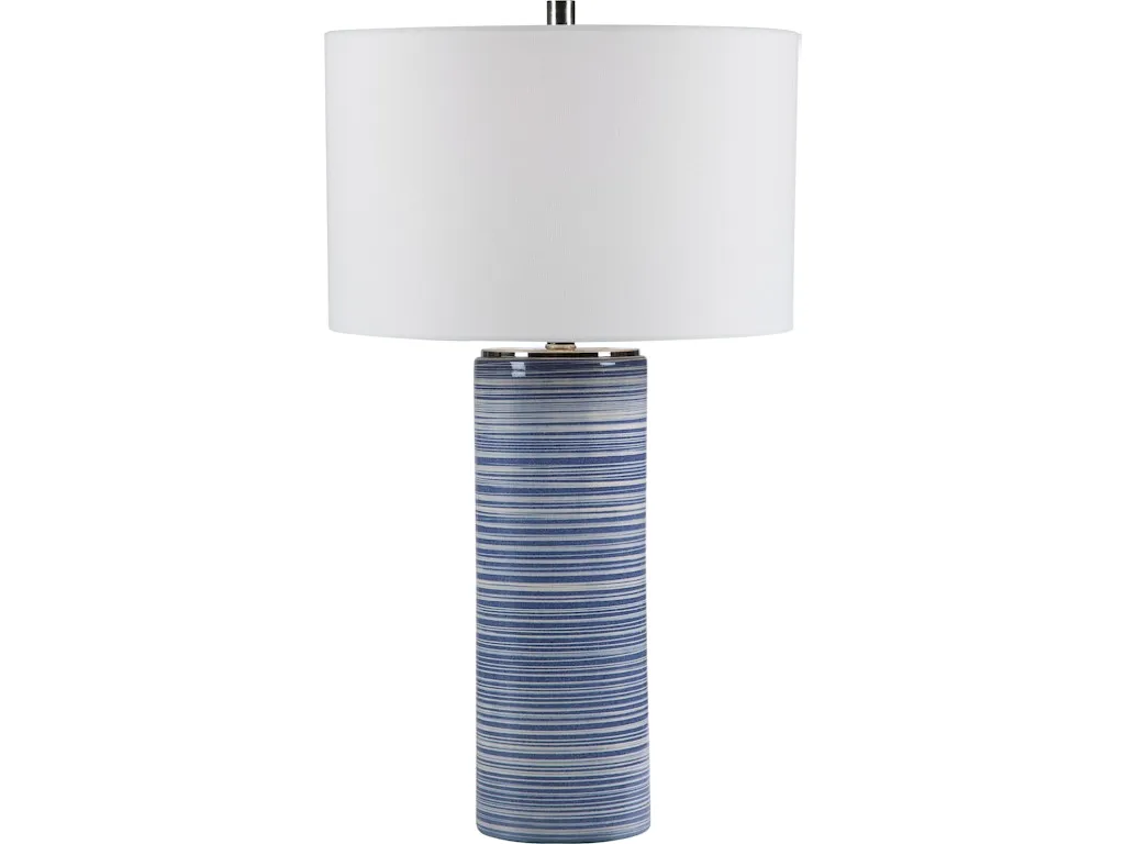 Montauk Striped Table Lamp