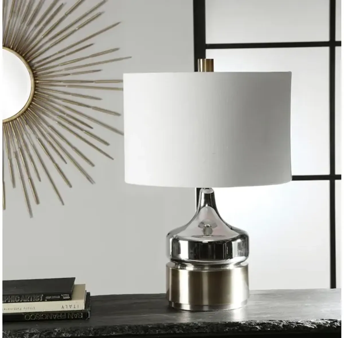 Como Chrome Table Lamp