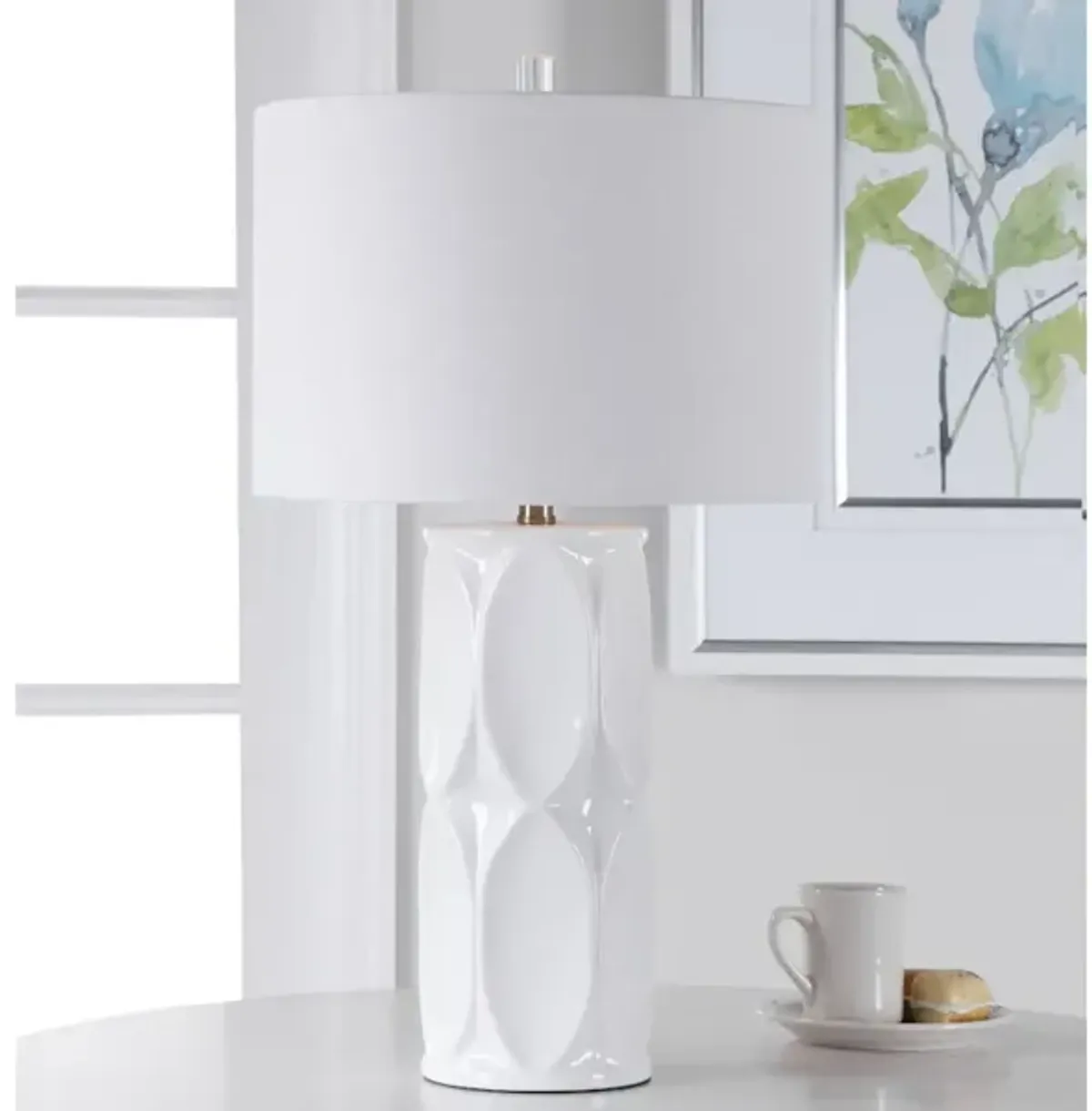 Sinclair White Table Lamp