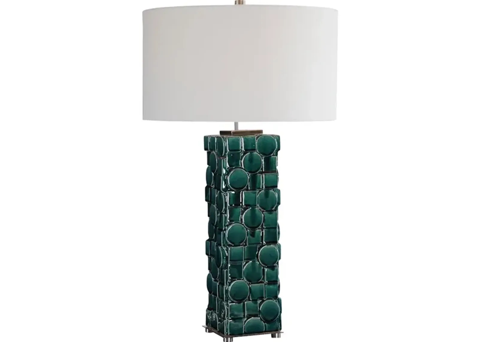 Geometry Green Table Lamp