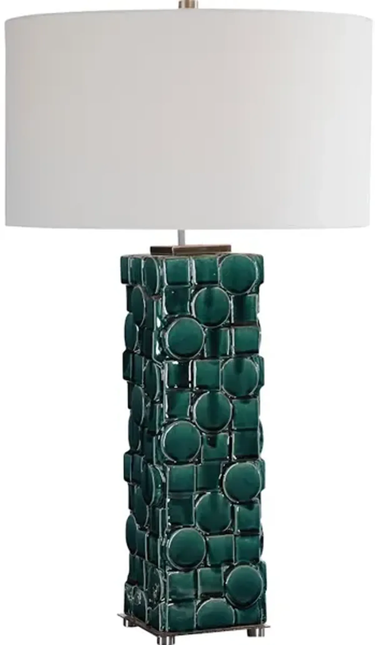 Geometry Green Table Lamp