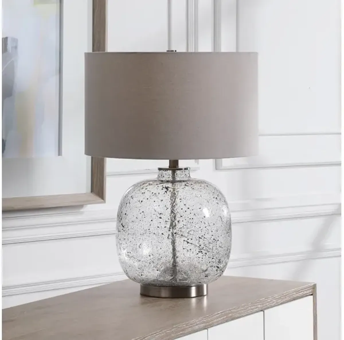 Storm Glass Table Lamp