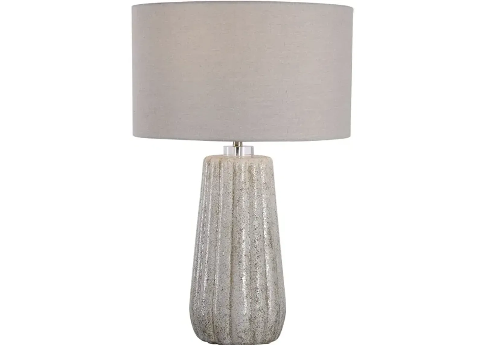 Pikes Stone-Ivory Table Lamp