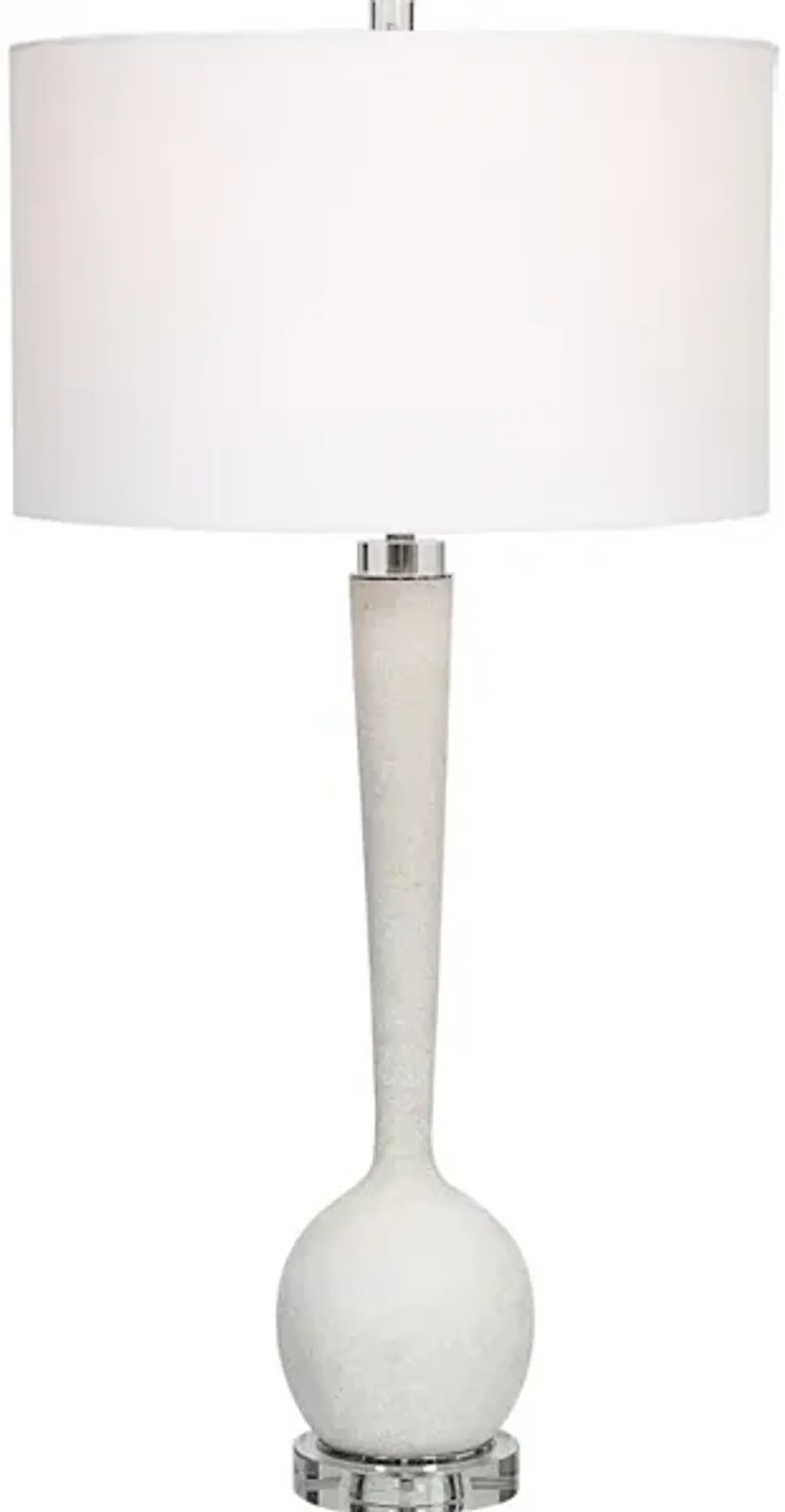 Kently White Marble Table Lamp by Walter E. Smithe