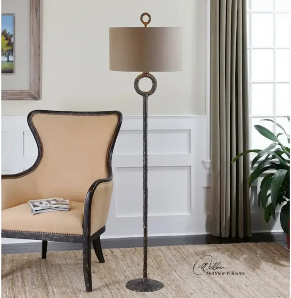 Ferro Cast Iron Floor Lamp