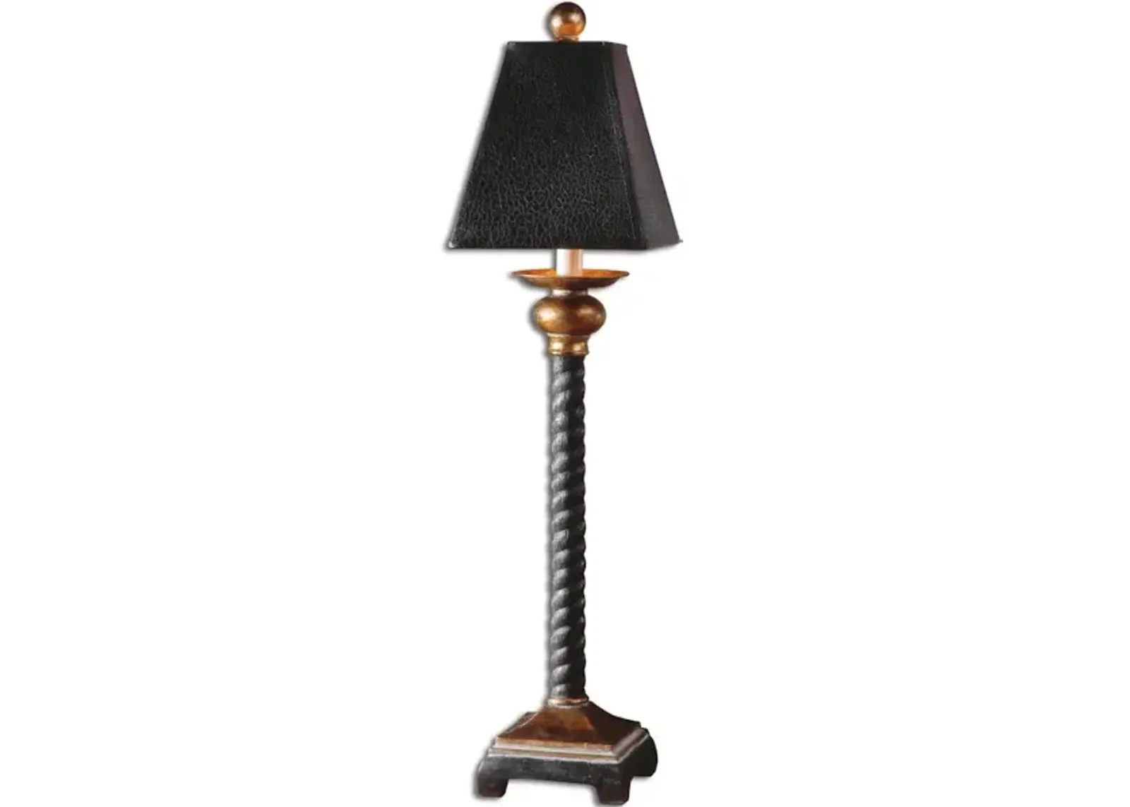 Bellcord Black Buffet Lamp