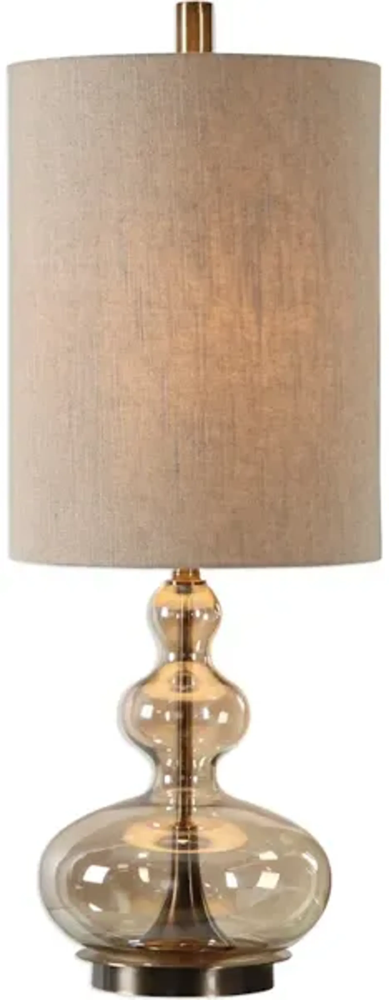 Formoso Amber Glass Table Lamp