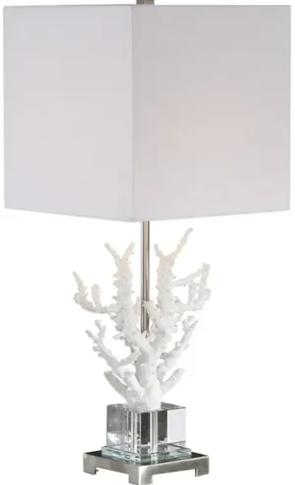 Corallo White Coral Table Lamp