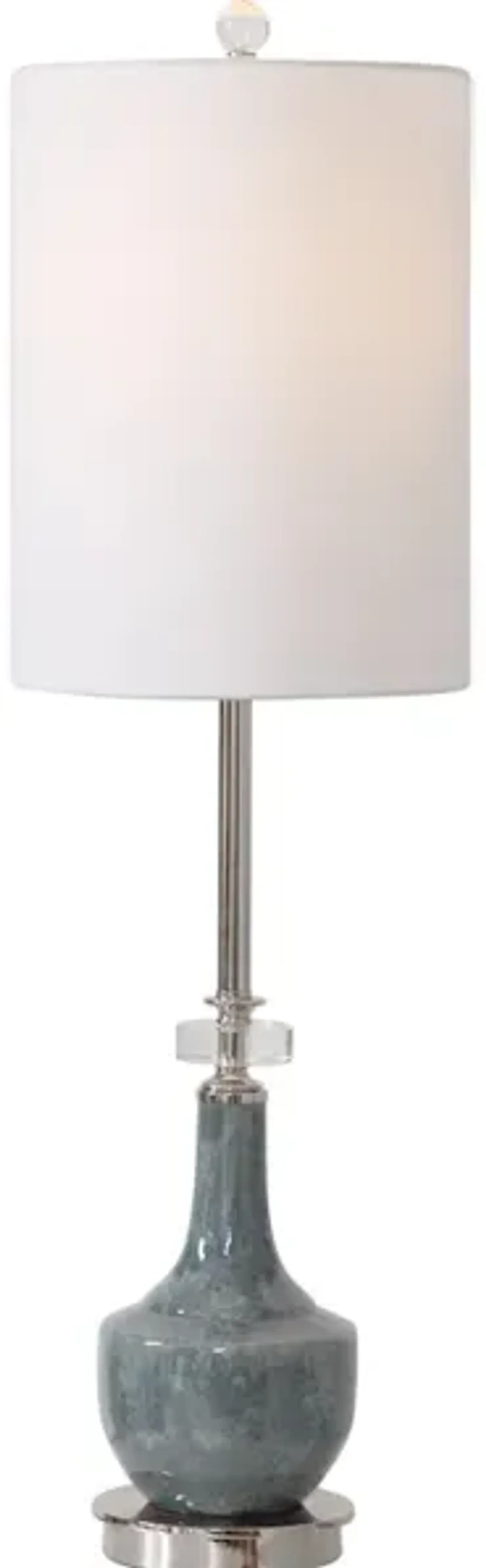 Piers Mottled Blue Buffet Lamp