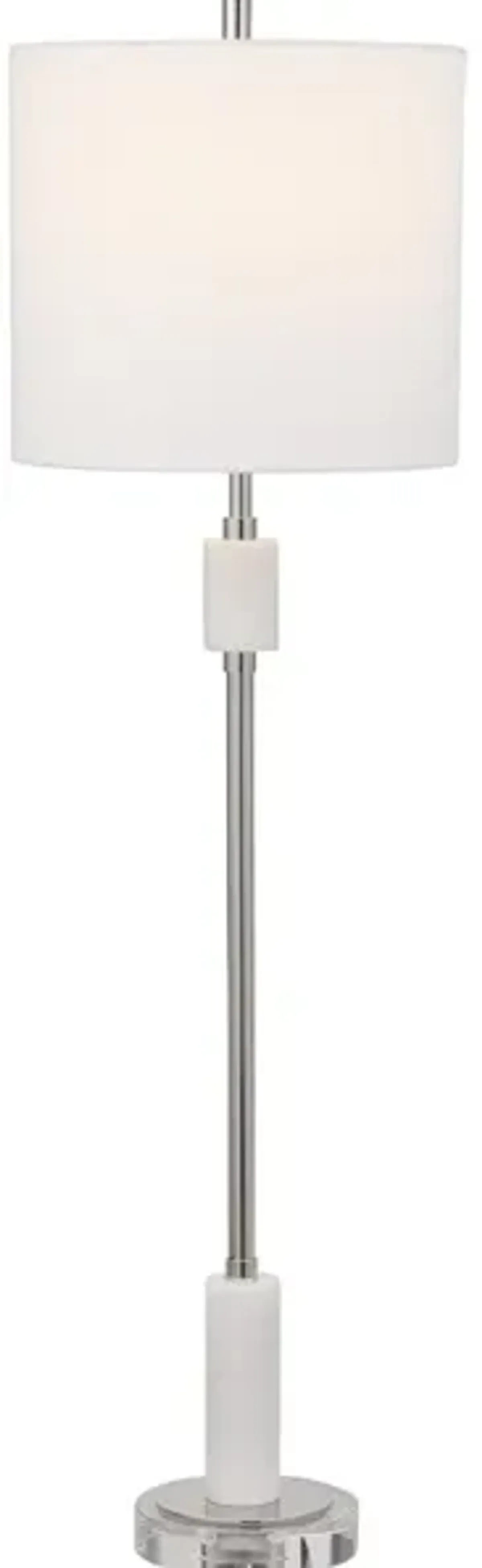 Sussex Nickel Buffet Lamp