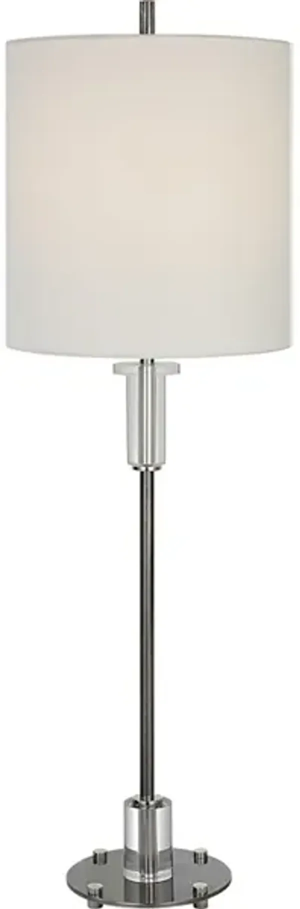Aurelia Steel Buffet Lamp