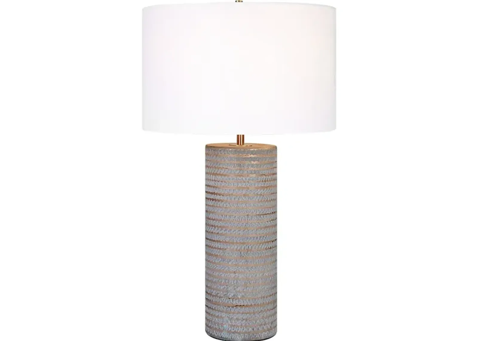 Monolith Gray Table Lamp