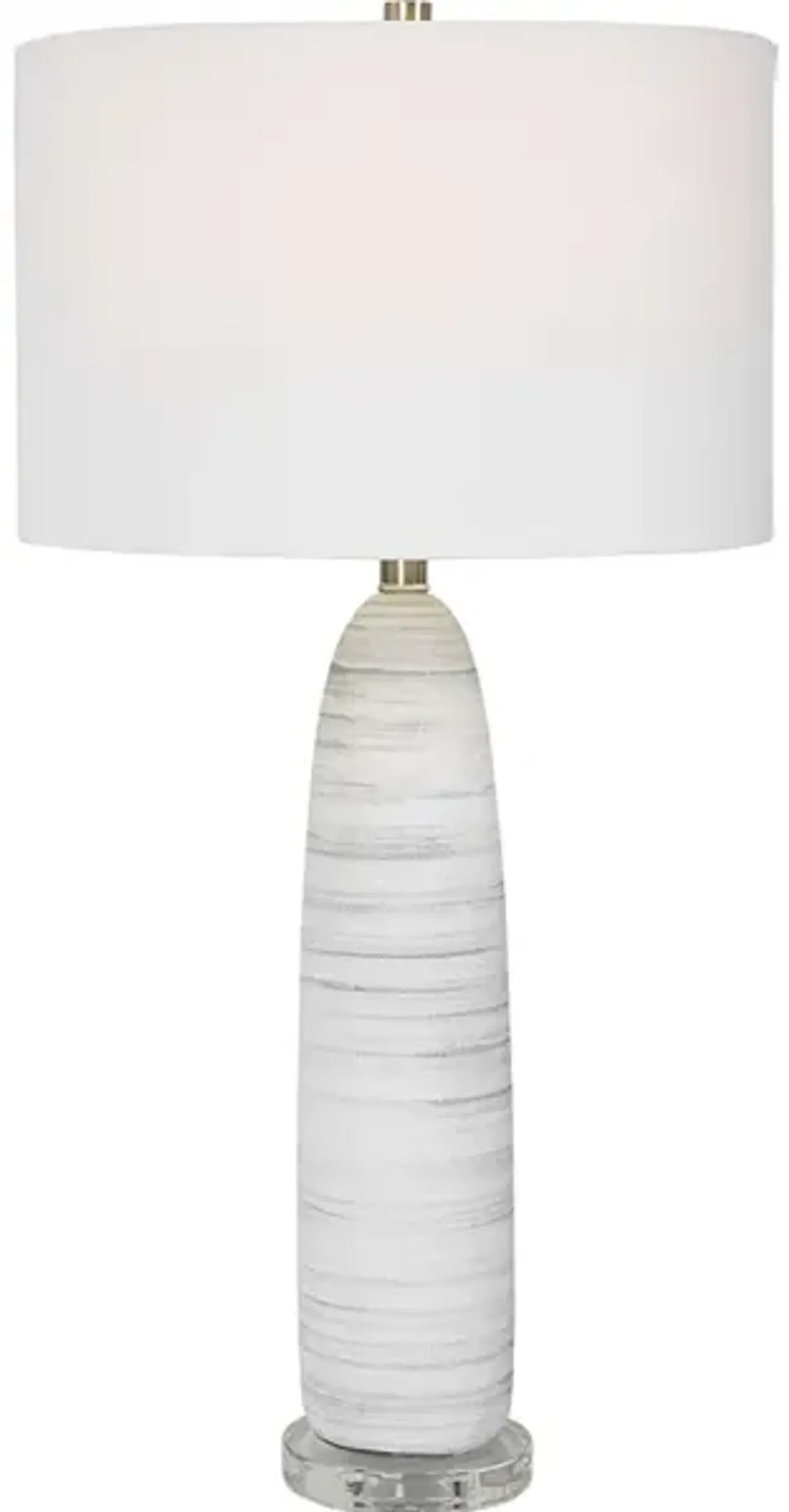 Levadia Matte White Table Lamp