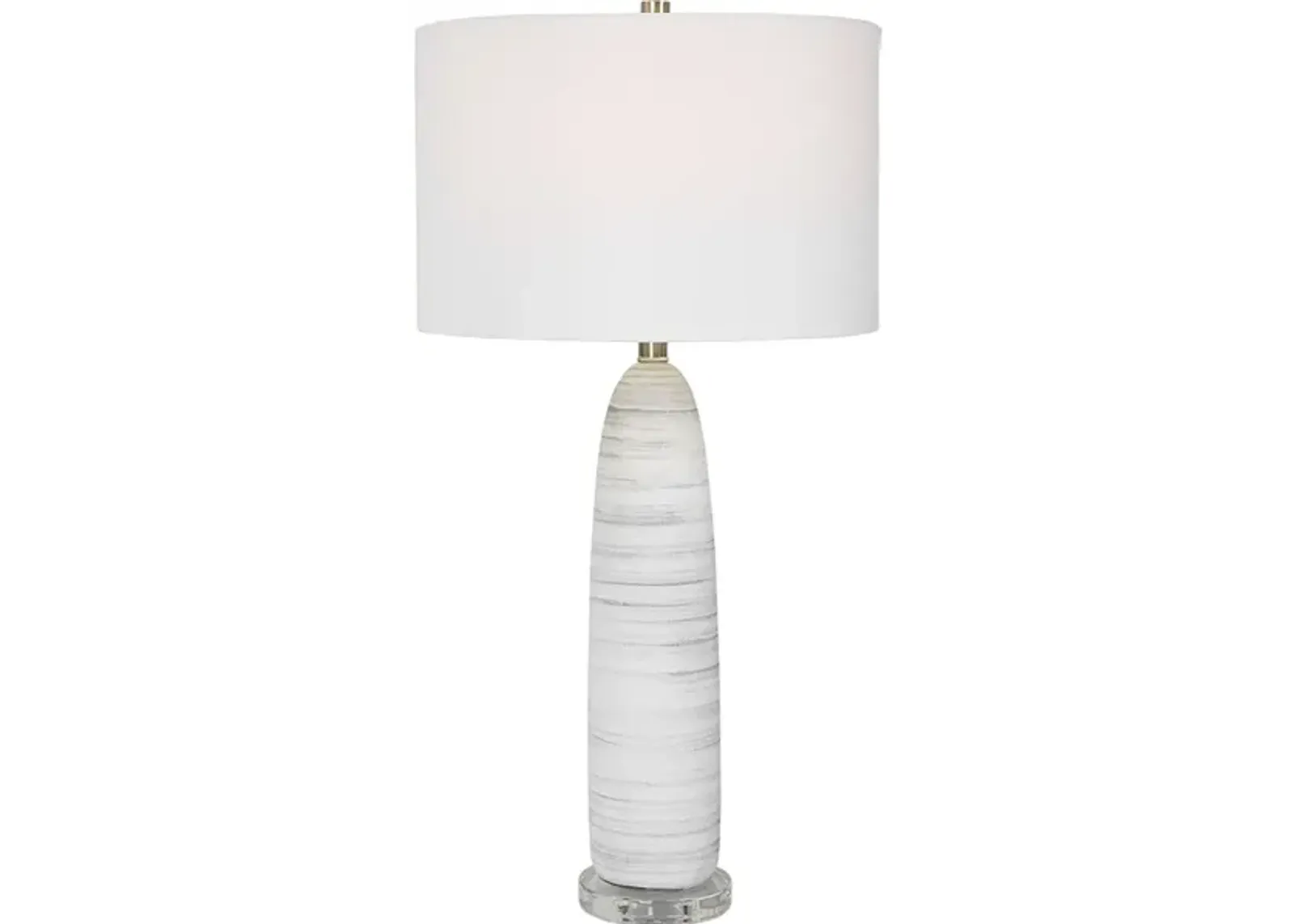 Levadia Matte White Table Lamp