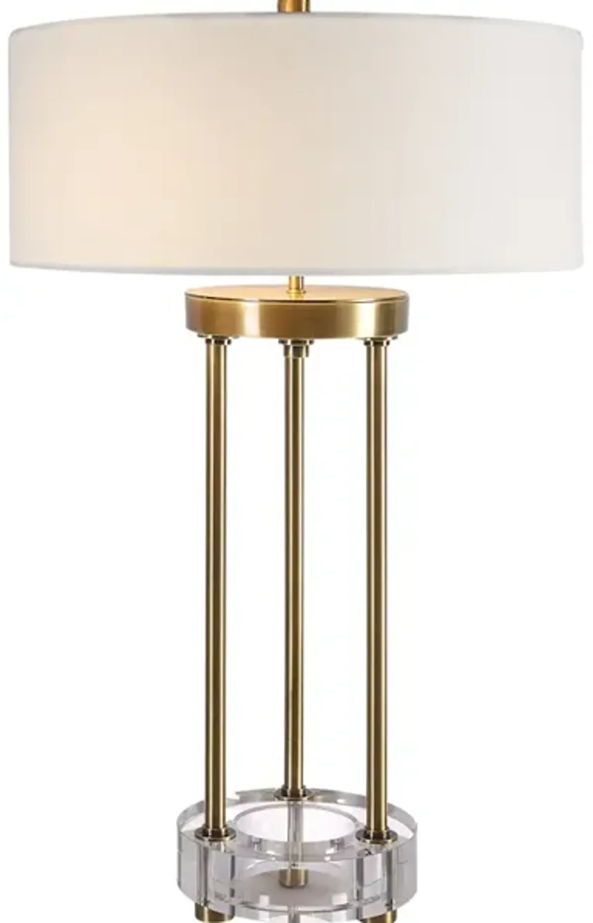 Pantheon Brass Rod Table Lamp