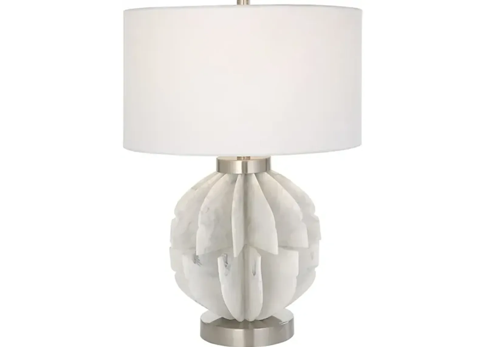 Repetition White Marble Table Lamp