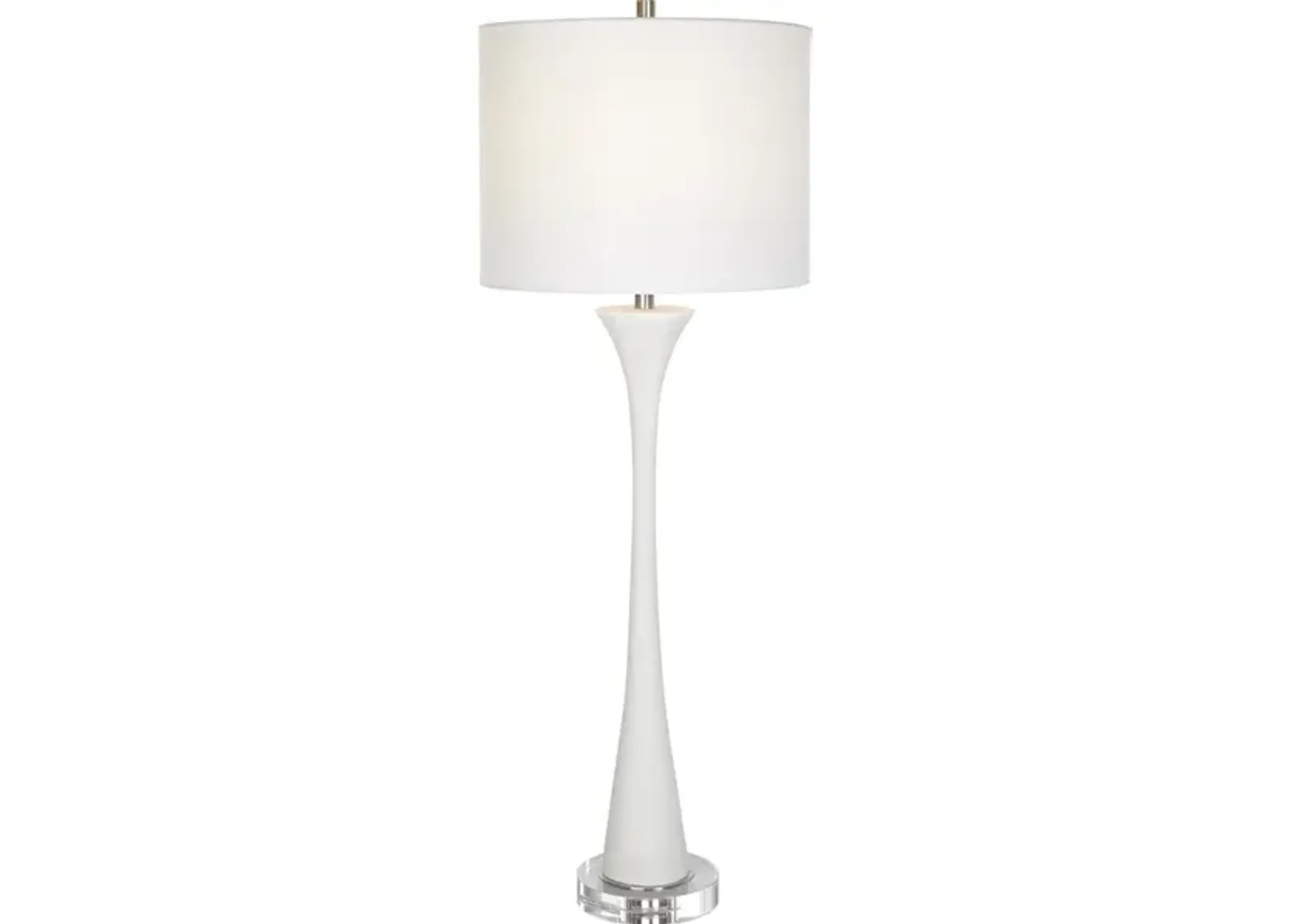 Fountain White Marble Buffet Lamp