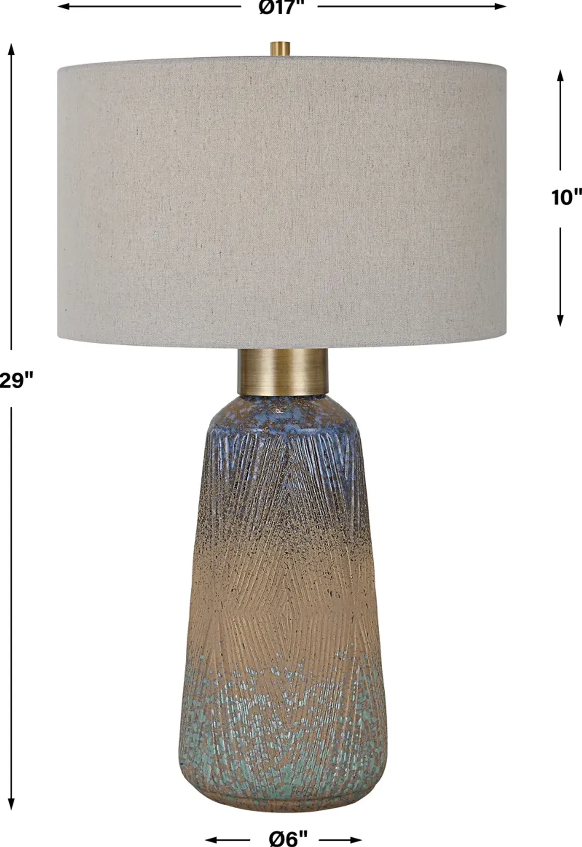 Western Sky Ceramic Table Lamp