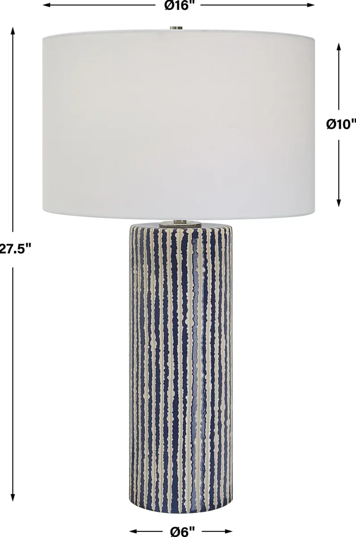 Havana Blue Table Lamp