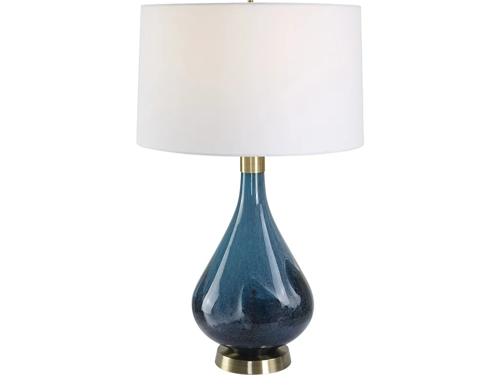 Riviera Art Glass Table Lamp