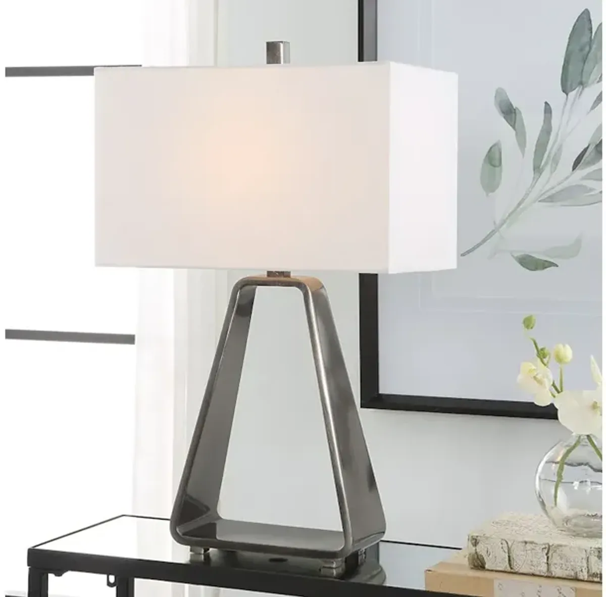 Halo Modern Open Table Lamp