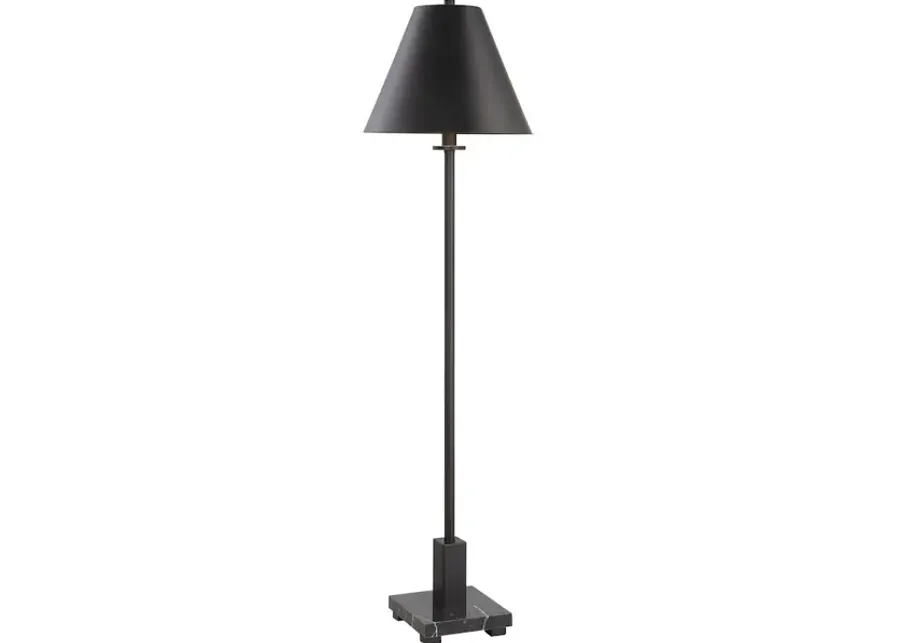 Pilot Black Buffet Lamp