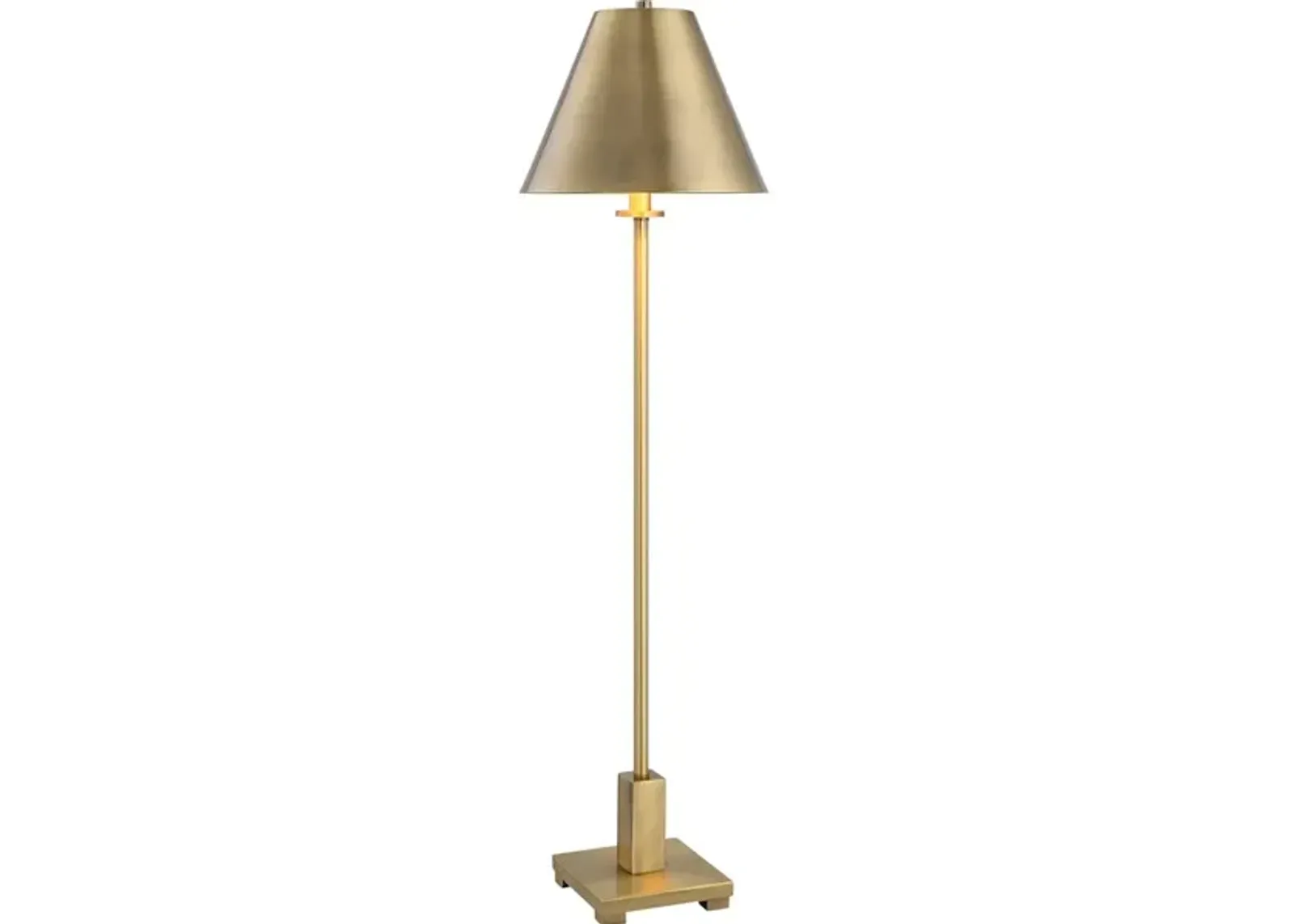 Pilot Brass Buffet Lamp