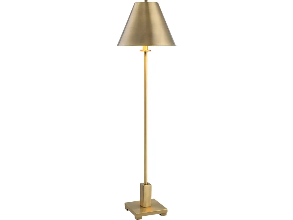 Pilot Brass Buffet Lamp