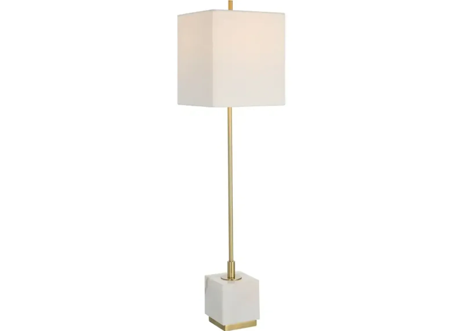 Escort Brass Buffet Lamp