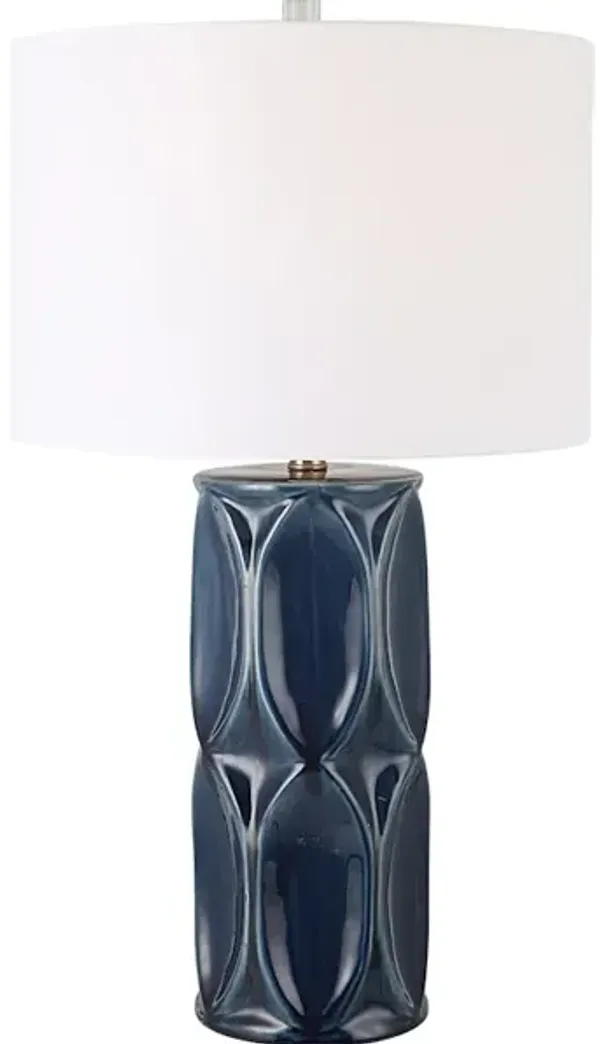 Sinclair Blue Table Lamp