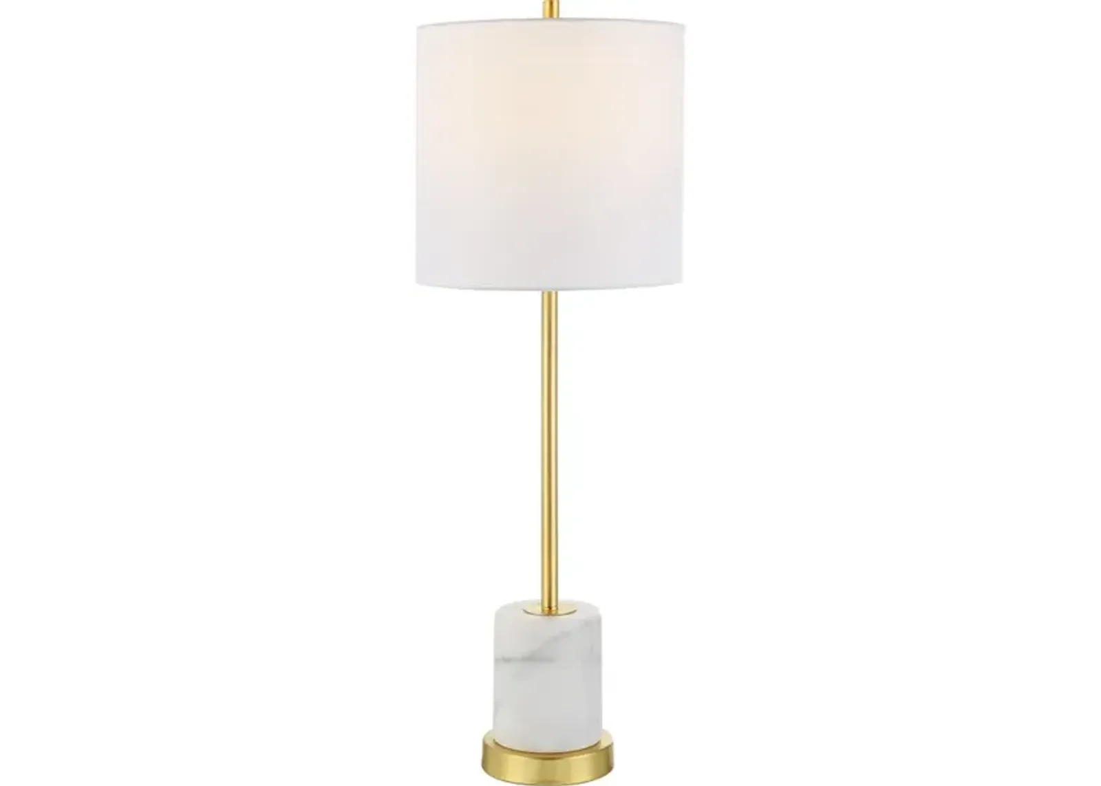 Turret Gold Buffet Lamp