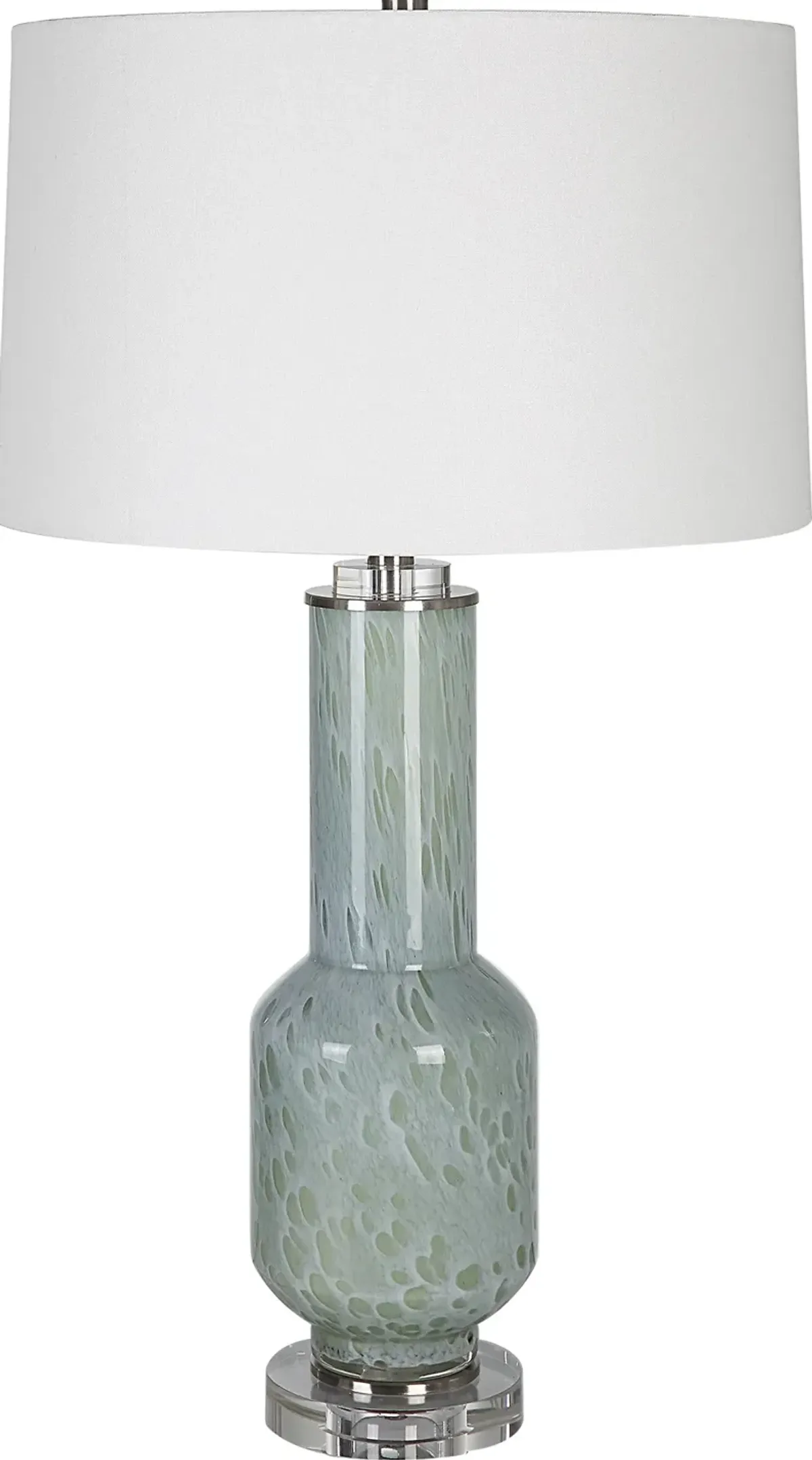 Imperia Aqua Gray Table Lamp