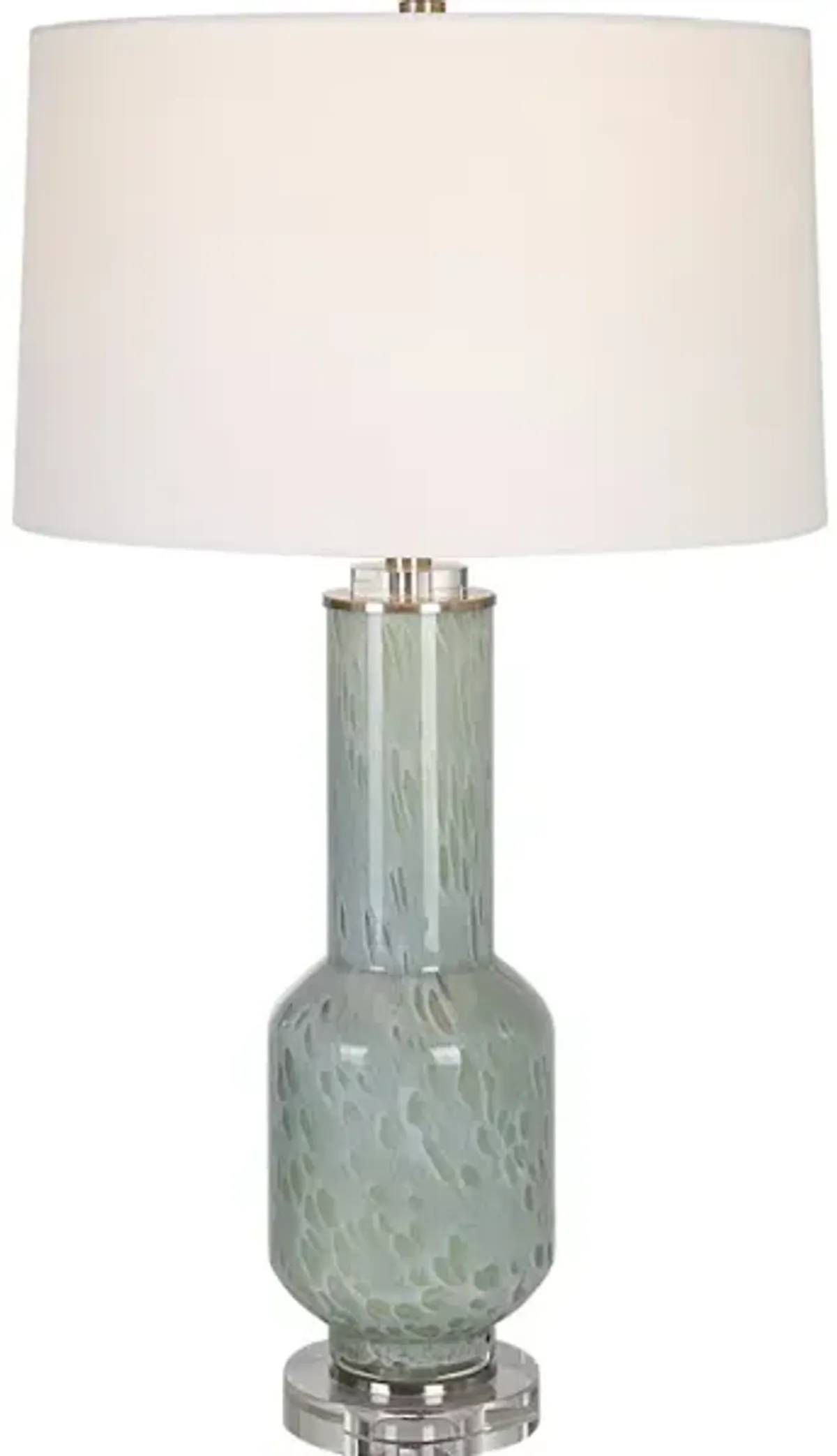 Imperia Aqua Gray Table Lamp