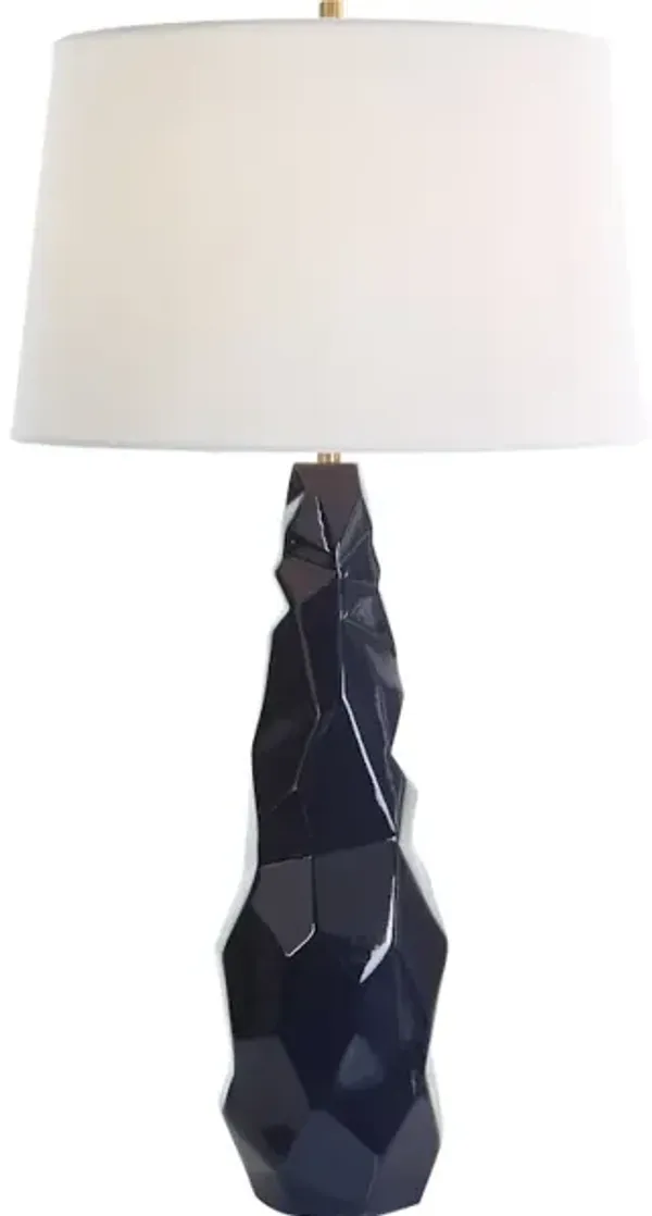 Kavos Geometric Blue Table Lamp