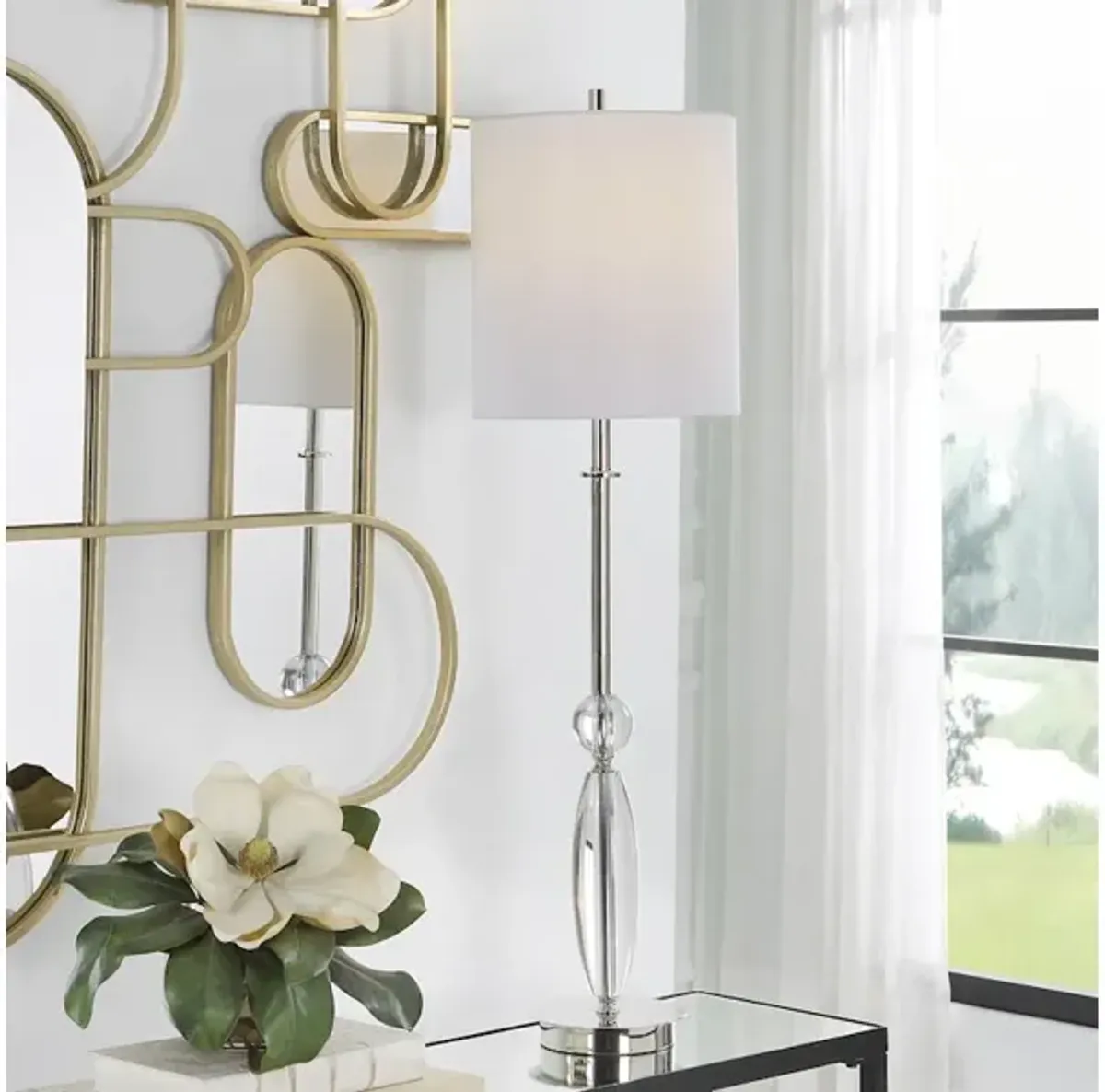 Sceptre Crystal Buffet Lamp