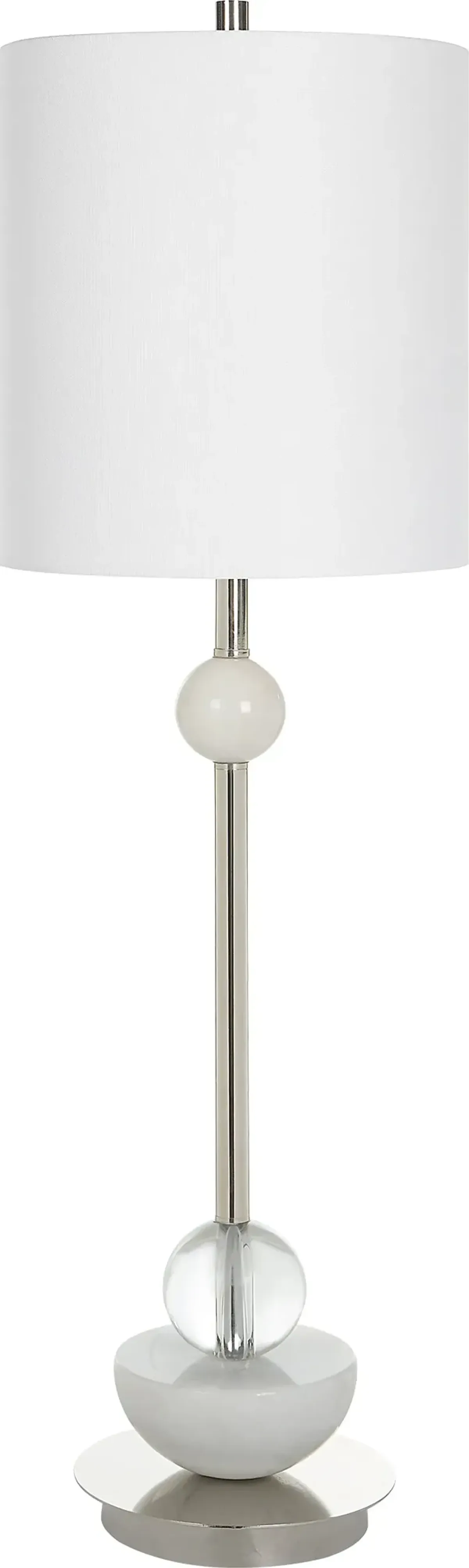 Exposition Nickel Buffet Lamp