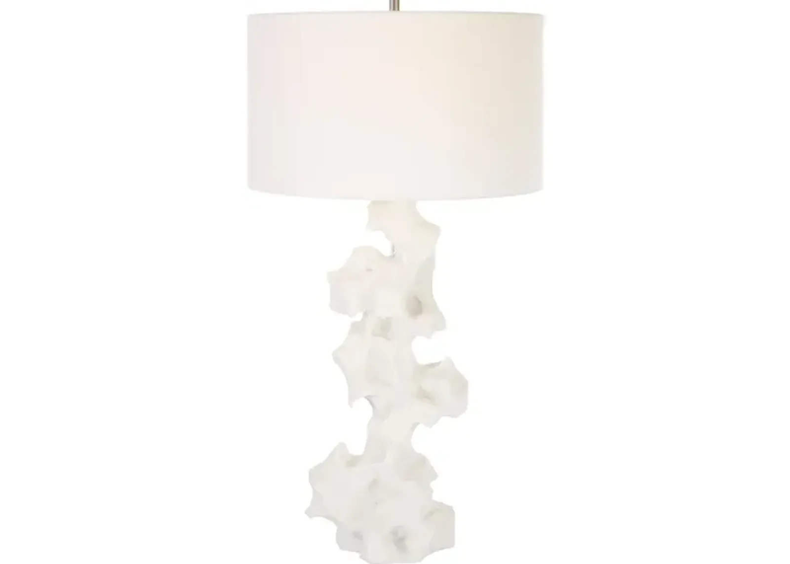 Remnant White Marble Table Lamp