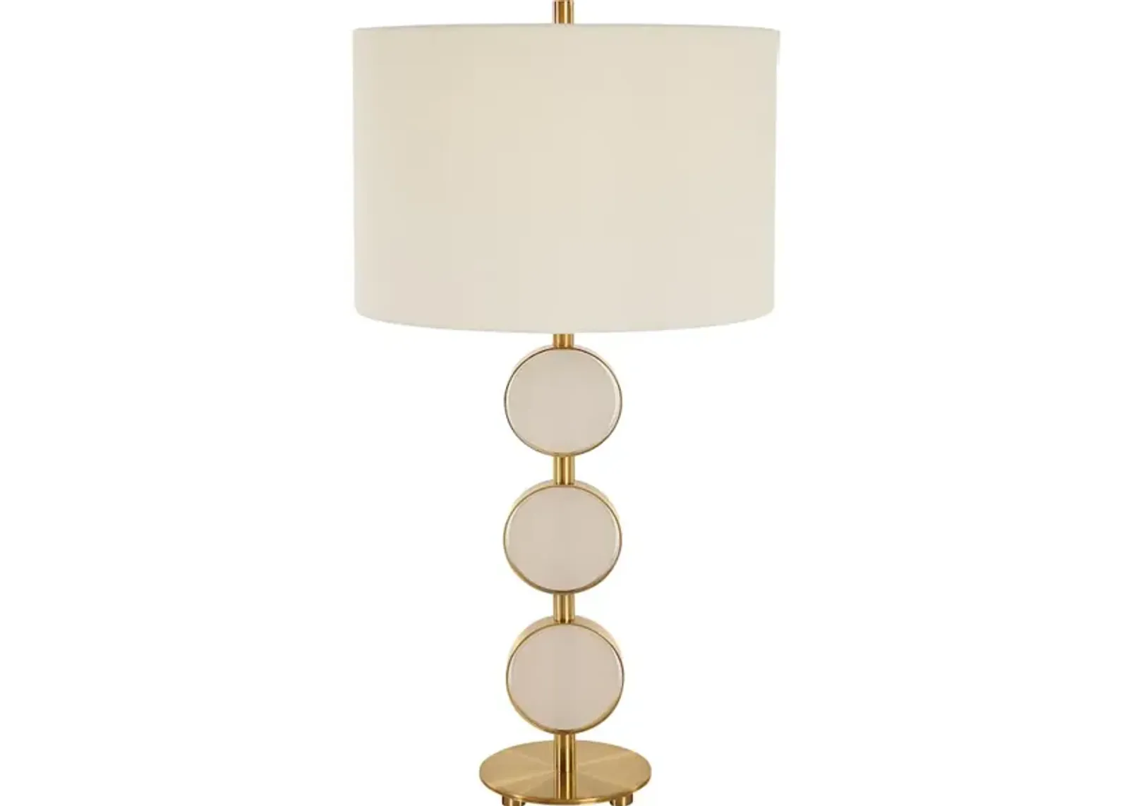 Three Rings Contemporary Table Lamp