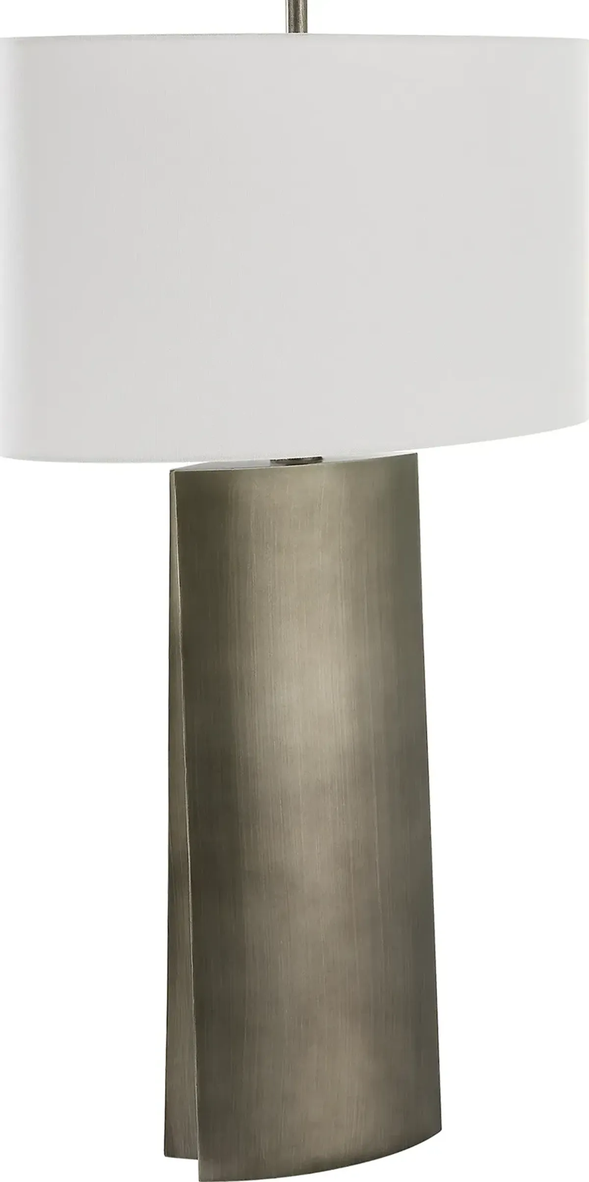 V-Groove Modern Table Lamp