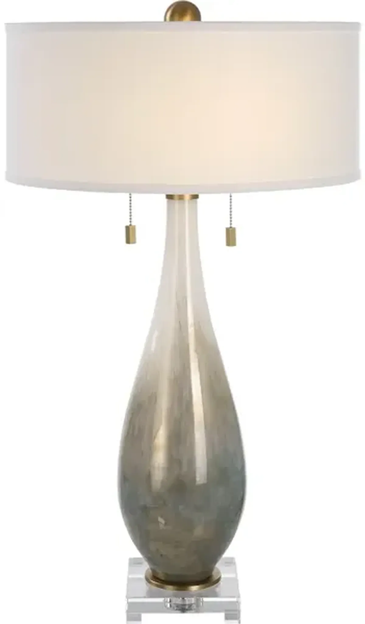 Cardoni Bronze Glass Table Lamp