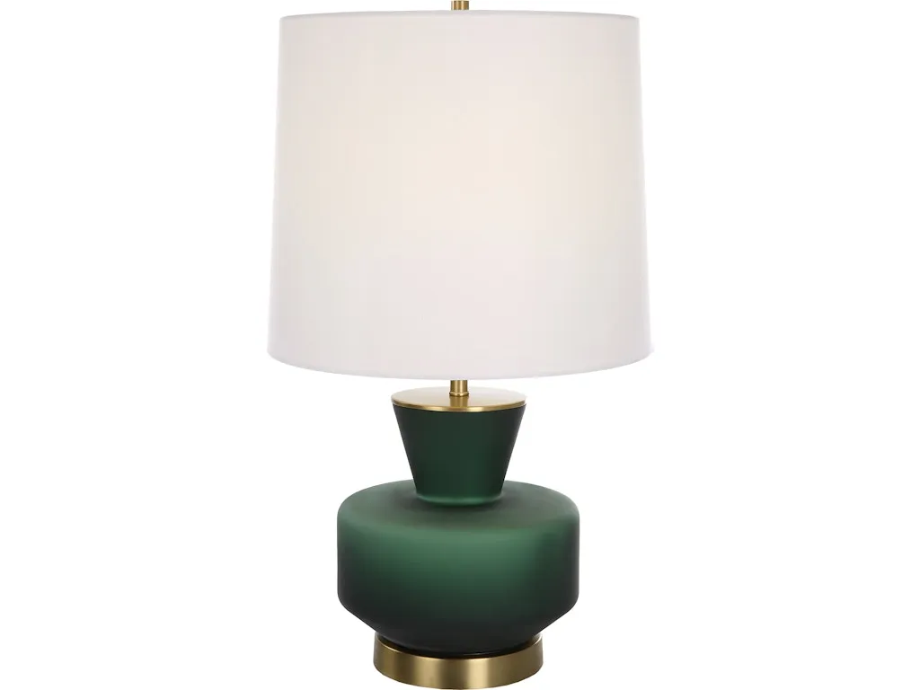 Trentino Dark Emerald Green Table Lamp