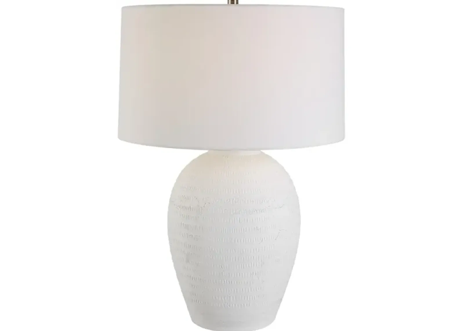 Reyna Chalk White Table Lamp