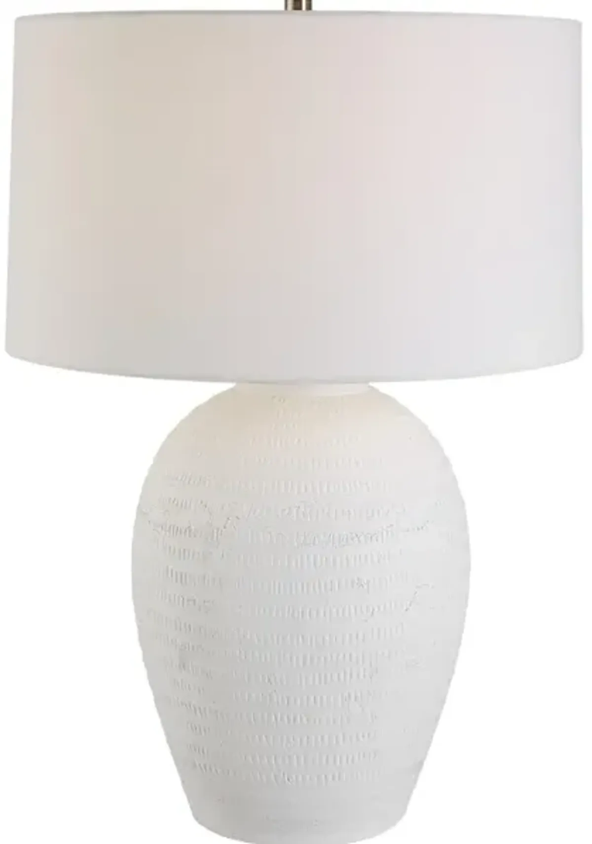 Reyna Chalk White Table Lamp