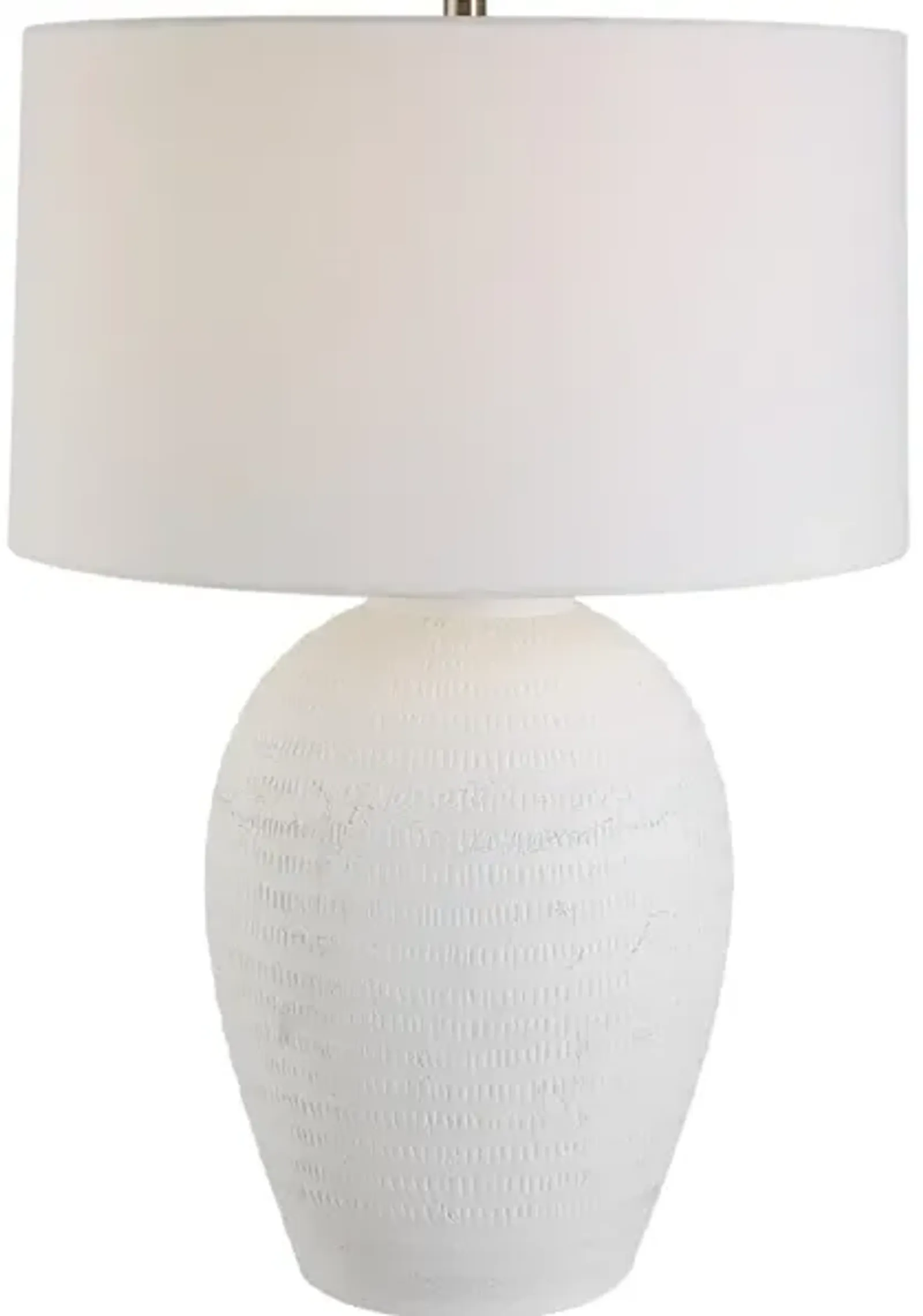 Reyna Chalk White Table Lamp