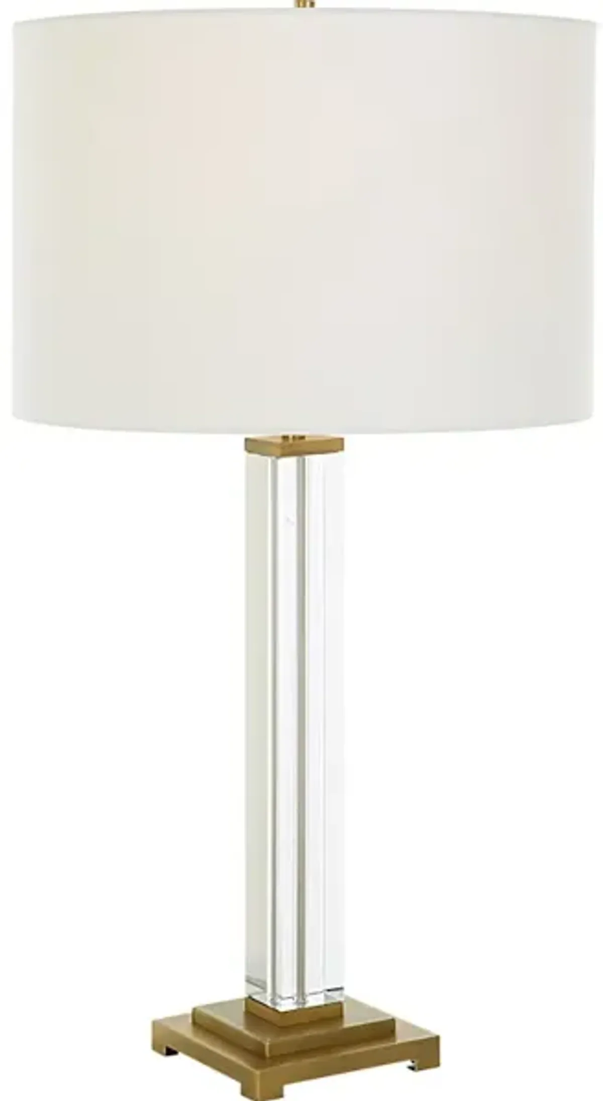 Crystal Column Table Lamp