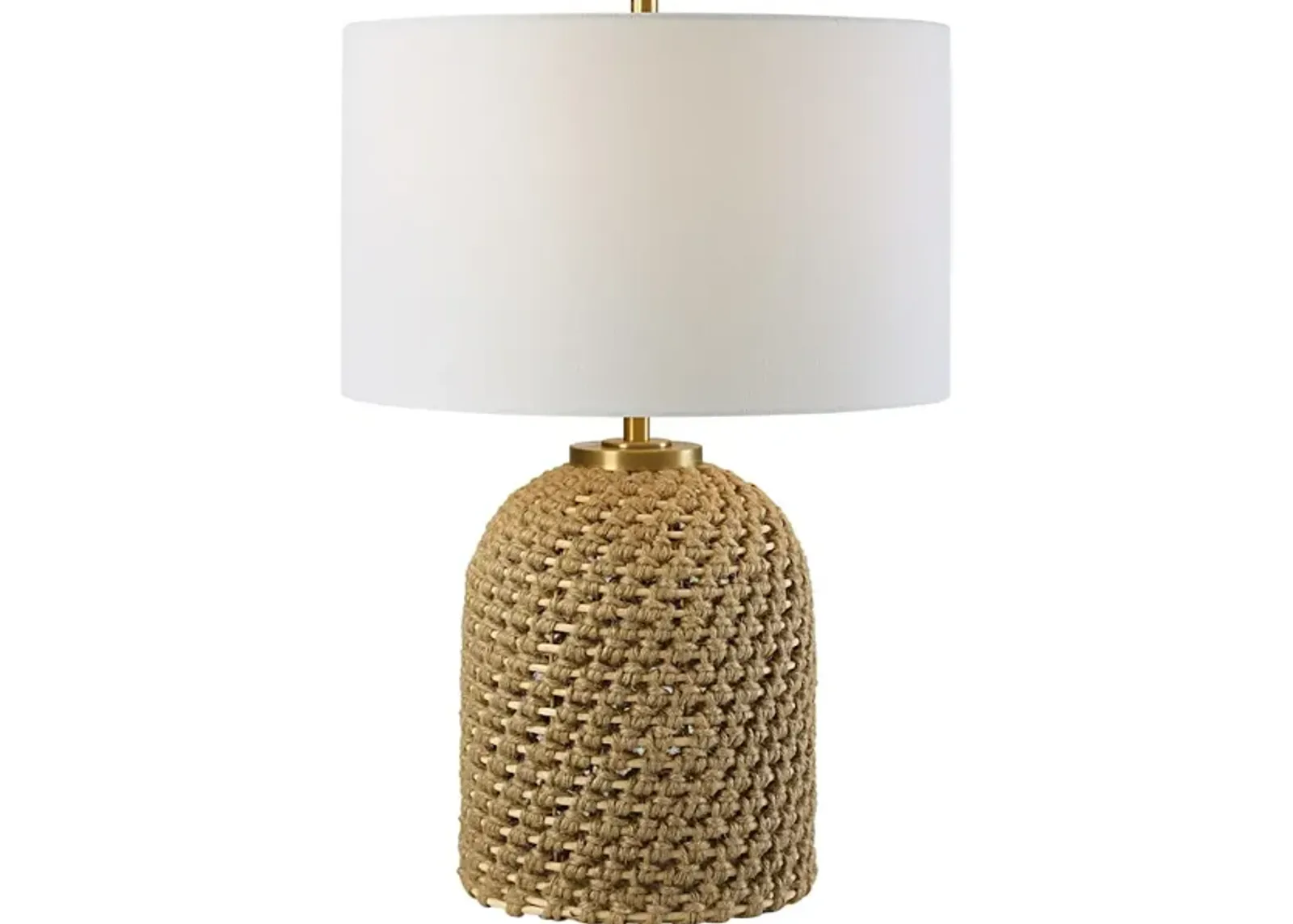 Kendari Rope and Rattan Table Lamp