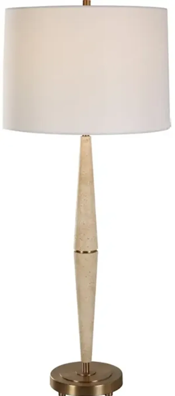 Palu Travertine Table Lamp