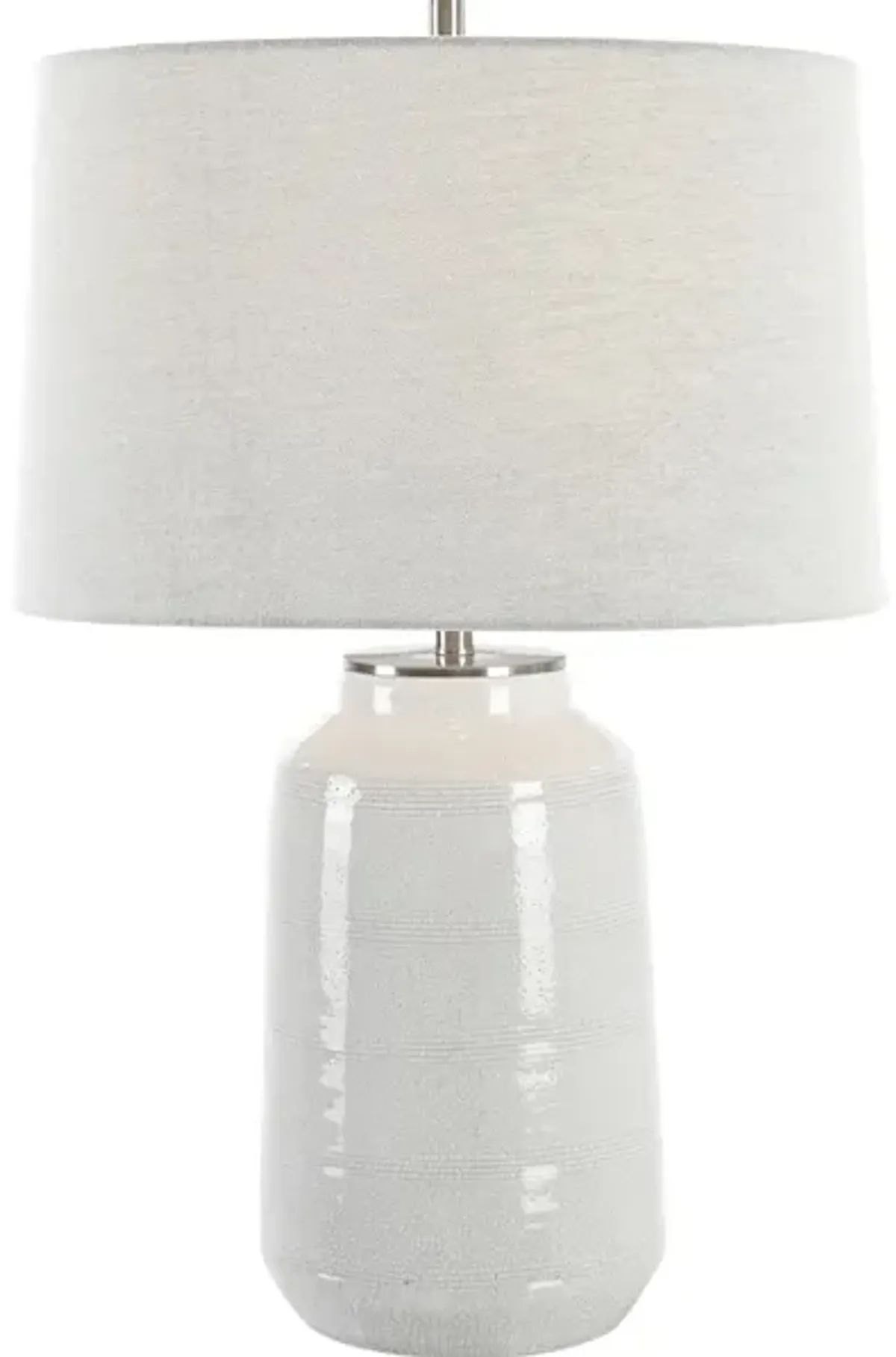 Odawa White Farmhouse Table Lamp