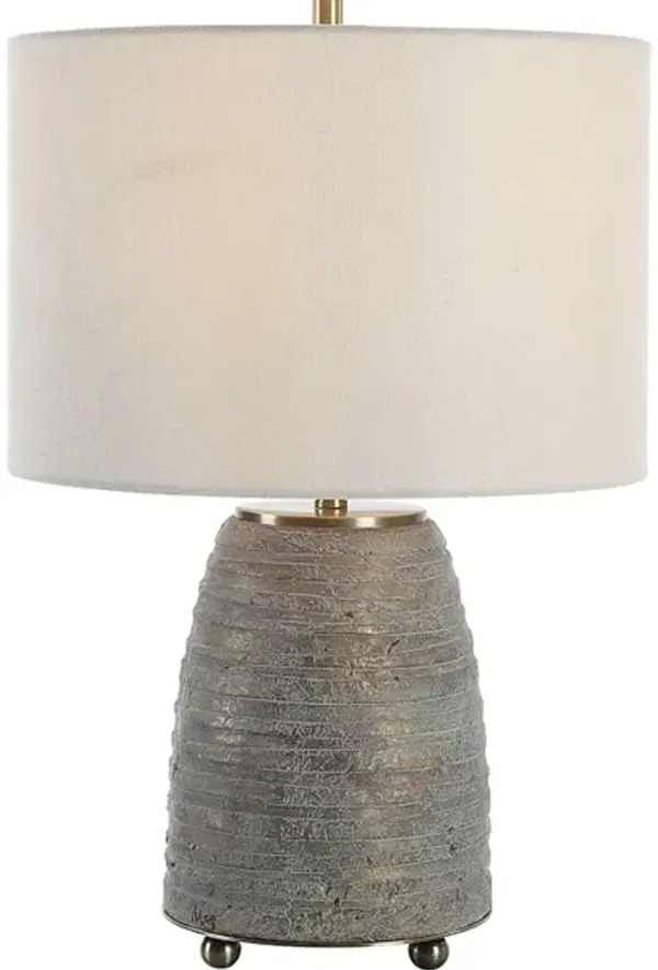 Gorda Bronze Ceramic Table Lamp