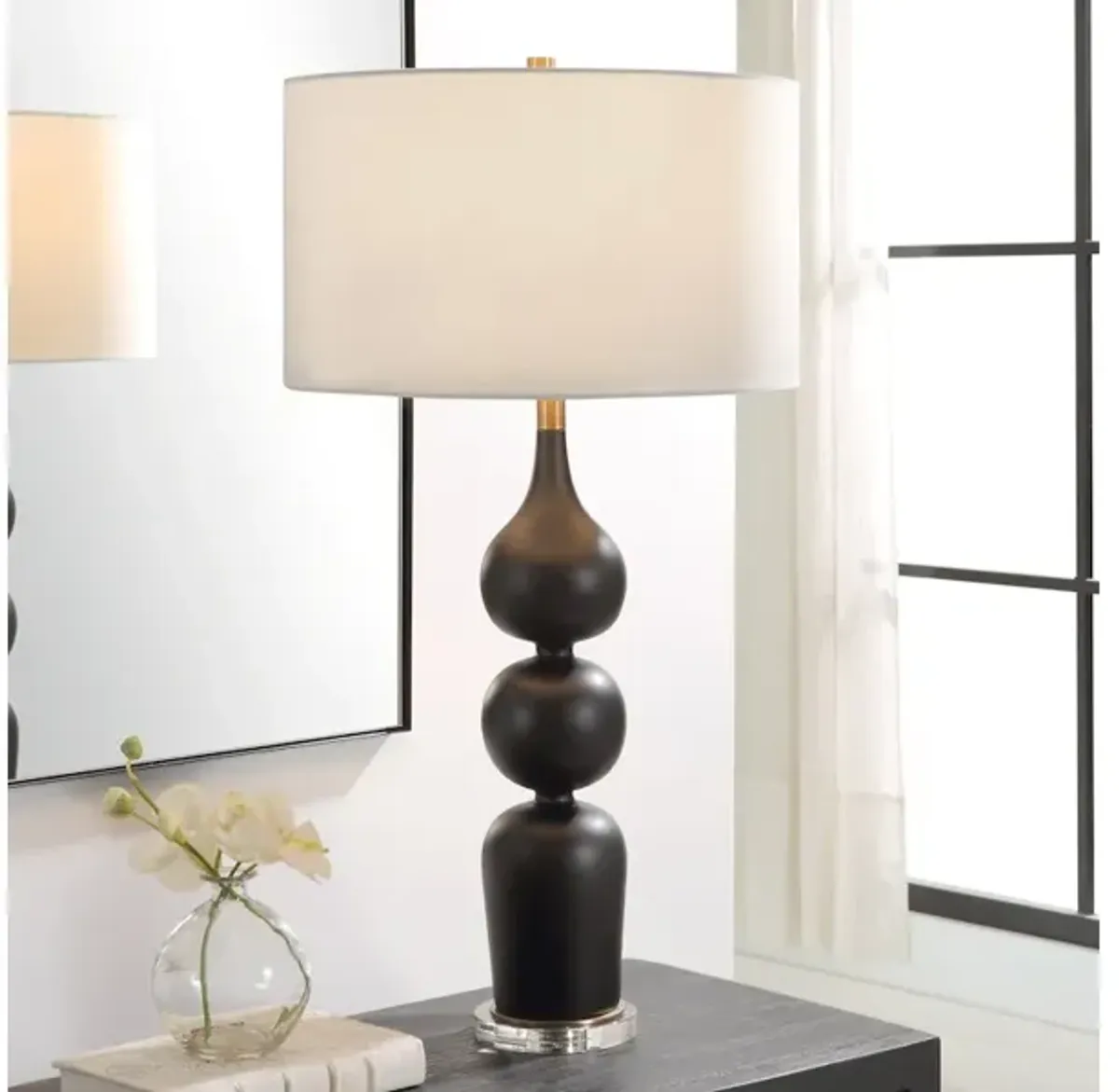 Caviar Black Table Lamp